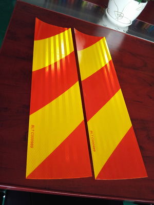 Chevron Right / Left Hand Honeycomb Reflective Tape Yellow And Red