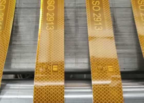 High Visibility Yellow Reflective Tape With SASO 2913 Marks