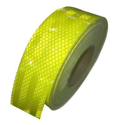 Self Adhesive Diamond Grade Fluorescent Yellow Car Reflector Sticker 2"x150ft Lime Green Trailer Truck Reflective Tape