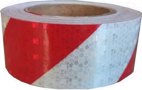 20 cm * 50 m Sarı ve Siyah PVC Yazdırılabilir Yansıtıcı Malzeme Petek Kristal Kafes Şerit Bant Araba ve Kamyon Araçlar için