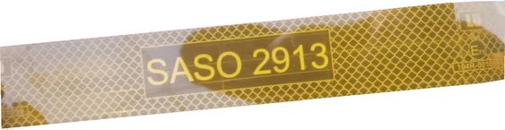 SASO 2913 İşaretli Yüksek Görünürlüklü Sarı Yansıtıcı Bant