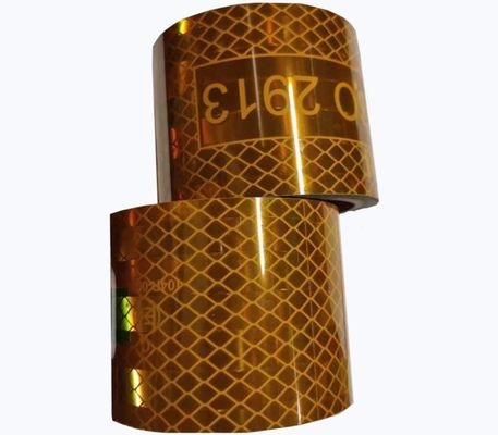 4 İnç Genişlik 25m Uzunluk Rulo SASO 2913 Arabalar İçin Yansıtıcı Bant