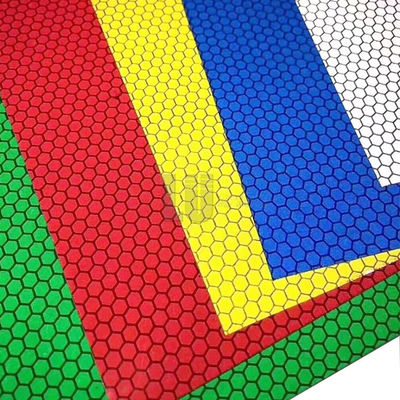 Micro Glass Beads 1800 PMMA Reflective Vinyl Sheeting For Traffic Signs Prismatic Film High Intensity