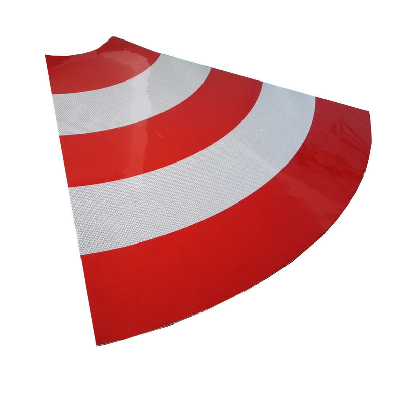 Bal çekirdeği cam boncukları yansıtıcı yaprak 300cd/Lux/Sqm yansıtıcı endeksi ile koni kol için