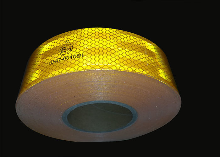 5cm*45.7m Turck Güvenlik Görünürlüğü Ece 104r Elmas Dereceli Retro Yansıtıcı Etiket Cinta Yansıtıcı Teyp