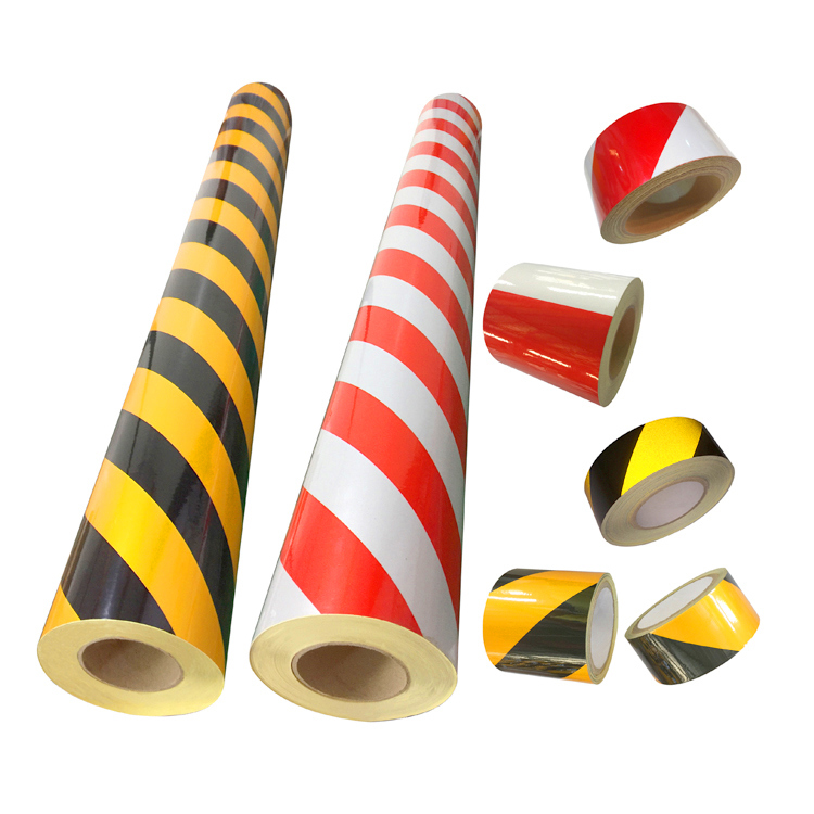 Cam Elyaf Mikro Küre Yansıtıcı Levha Film PET 3100 Reklam Sınıfı Su Geçirmez Dış Mekan Yol İşaretleme Kendinden Yapışkanlı Uyarı Bandı